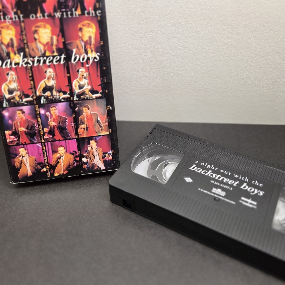 VHS - A Night Out With The Backstreet Boys 1998 - Picture 4 of 4